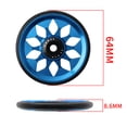 thumbnail image 2 of WHAMVOX 1Ensemble Vélo Pliant Bleu Roue Facile Alliage d'Aluminium Roue Auxiliaire Durable pour, 2 of 6