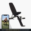 Inspire Fitness SCS Heavy-Duty Incline Decline Multi-Functional Weight Bench for Home Gym Strength Training, Black