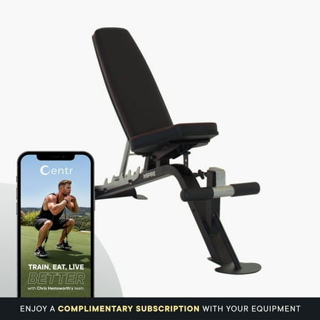 UPC: 0850349001875 | Inspire Fitness SCS Heavy-Duty Incline Decline Multi-Functional Weight Bench for Home Gym Strength Training  Black