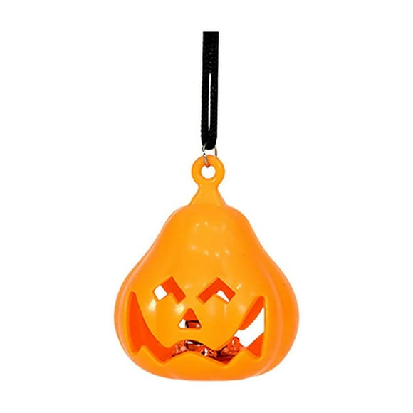 Boreal Craft Pumpkin Necklace Glowing Pumpkin Pendant Pendant Stained Glass Flower Window Hangings