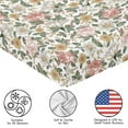 thumbnail image 5 of Sweet Jojo Designs Vintage Floral Pink Girl 100% Cotton Muslin Fitted Crib Sheets Set 2 Piece, 5 of 6