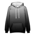 thumbnail image 5 of Horkkom Hoodies for Men Pullover Casual Fleece Sweatshirts with Pocket Drawstring Gradient Print Hoodie M, Gifts for Men, 5 of 6