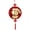 E, variante sur YAOMOBB Décoration Réutilisable Personnage Fu Nœud Chinois Fleur Creuse pour Décoration de Festival de Printemps Intérieur