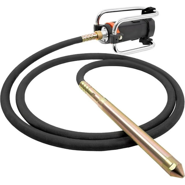 Electric Concrete Vibrator Handheld, 2HP 1500W Powerful Copper Motor Portable Construction Insertion Concrete Vibrating Tool