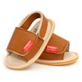 thumbnail image 2 of Uccdo Summer Infant Baby PU Leather Sandals Newborn Soft Sole Flats Shoes First Walkers 0-18M, 2 of 7