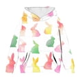 thumbnail image 2 of Riecok Kids Hoodies Sweatshirt Easter Long Sleeves Round Neck Hooded Sweatshirts for Boys Girls Winter Casual Printing Toddler Pullover Sweatshirt with Pocket Multicolor 9 Years, 2 of 7