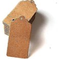 thumbnail image 3 of 100 Pcs Kraft Paper Gift Tags - Brown Rectangle Craft Hang Tags 26s, 3 of 4