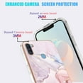thumbnail image 6 of Compatible with Samsung A11 Case Marble Silicone,Full Body Protection Shockproof Samsung Galaxy A11 Phone Case Thin Hard PC and Soft TPU Pink Cover (Pink), 6 of 7