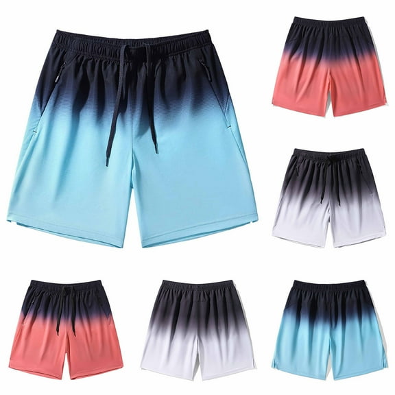 Miluxas Sport Shorts Men's Athletic Basketball Shorts with Zipper Pockets Workout Gym Quick Dry Long Shorts for Tennis Running White 10(XL)