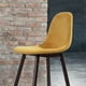 thumbnail image 5 of Conjunto de 2 Sillas de Bar de Cocina Interior HOMEMAKE FURNITURE Sin Brazos amarillo Clásico Minimalista, 5 of 8