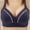 Dark Blue, variant on Njagoc3 Everyday Wireless Soft Comfortable Lightly Lined Bralette Minimalist Lace Breathable Stretch Cotton Yoga Ready Comfort Bra
