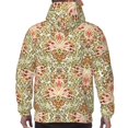 thumbnail image 7 of Wukai Colorful Paisley Print Men Hoodies Fleece Sweatshirts Long Sleeve Sweaters Pullover Fall Outfits Winter Clothes-X-Large, 7 of 7
