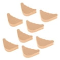 thumbnail image 5 of Unique Bargains 4 Pairs Soft Round Head Wavy Hole Toe Plugs Skin Color, 5 of 5