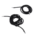 thumbnail image 2 of OUNONA 8Pcs Black Rubber Cord for Chaise Longue Chair Rope Accessories Comfortable Elastic Seating, 2 of 4