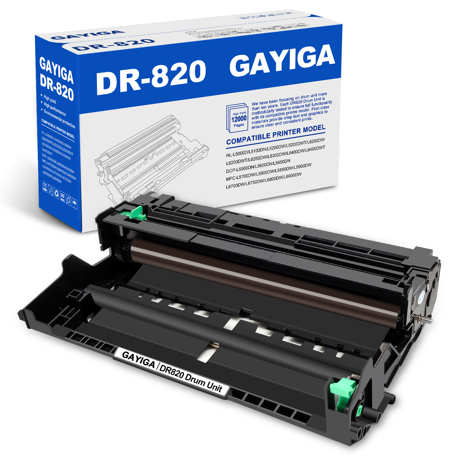 DR820 Drum Unit Replacement for Brother DR 820 DR820 Compatible for