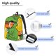 thumbnail image 3 of Disketp T-Rex Playing Football print Canvas Backpack Lightweight Travel Daypack Student Rucksack Laptop Backpack-, 3 of 5
