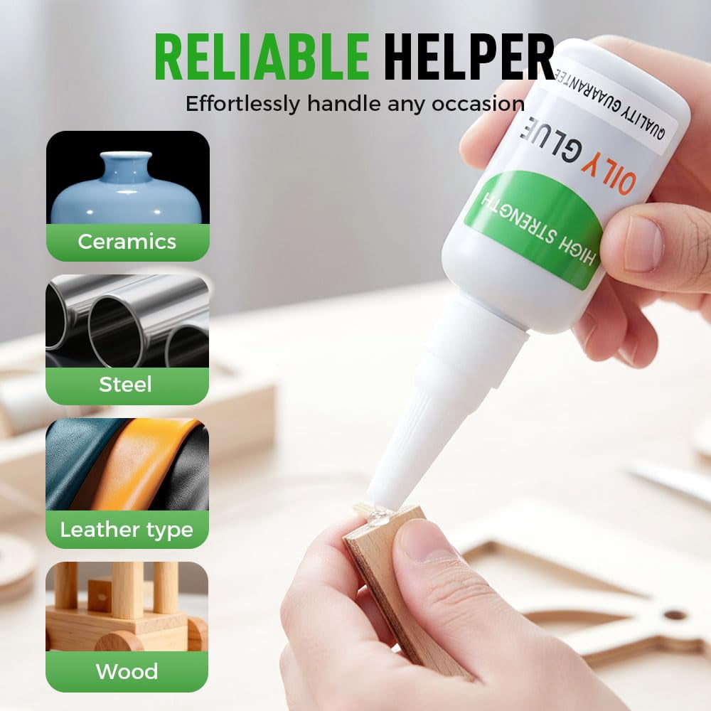 Welding High Strength Oily Glue, Oily Welding Super Glue for Metal, High-Temperature Resistant Strong Oily Glue for Plastic Repair, Multi-Surface Universal Oily Super Glue for Household Repair