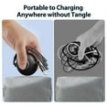 thumbnail image 4 of Multi Charging Cable, XUDUO 2 Pack 4FT Retractable Cable 3A 3 in 1 Fast Charging Cord Compatible with iPhone, Samsung, 4 of 7