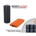 thumbnail image 5 of Morph Collapsible Travel Foam Roller (Deep-Tissue) - High-Density Foam for Home, Gym, Office, Travel, Athletes - Lightweight Massager for Trigger Point Massage, Myofascial Release - Orange, 5 of 7