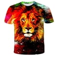 thumbnail image 1 of Animal Lion Tiger 3D T Shirts Casual Men Women Children Fashion Short Sleeve Boy girl Kids Printed Cartoon Cool Tops10T Gong Bohan LED, 1 of 1