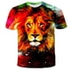 thumbnail image 2 of Animal Lion Tiger 3D T Shirts Casual Men Women Children Fashion Short Sleeve Boy girl Kids Printed Cartoon Cool Tops9T Gong Bohan LED, 2 of 2