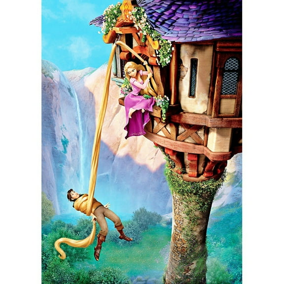 Tangled Theme DIY Diamond Painting Kits for Adult，5D Full Drill Craft Painting Kits Home Wall Decor，12 x 16 inch.