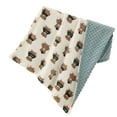 thumbnail image 3 of Estink Baby Dotted Blanket Portable Comfortable Flannel Infant Blanket, 3 of 8