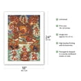 thumbnail image 2 of Begtse Chen (Red Mahakala) - Buddhist Tantric Protector Deity - Vintage Tibetan Thangka Buddhist Painting - Tibet, 18th Century - Bamboo Fine Art 290gsm Paper Print (Unframed) 18x24in, 2 of 4