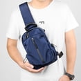 thumbnail image 3 of Sling Bag Backpack Lightweight Resistant Small Chest Shoulder Crossbody Bags-blue, 3 of 5
