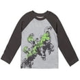 thumbnail image 3 of Marvel Avengers Black Panther Toddler Boys 2 Pack Long Sleeve Graphic T-Shirts Black Panther 4T, 3 of 5