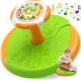 thumbnail image 1 of HYES Dinosaur Sit and Spin Toys para niños pequeños 1-3 3-5, asiento giratorio de 360° con luces LED y música, juguetes sensoriales cumpleaños para niños niñas de 2 a 4 años, 1 of 5