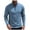 Blue, variant on Men's Quarter Zip Pullover Sweater, Soft Knit Mock Neck Long Sleeve Casual Thermal Pullover, Lightweight Warm Half Zip Sweatshirt for Fall Winter Golf Hiking