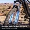 thumbnail image 3 of iSinwheel 750W Peak Motor Electric Bike, Off-Road Mountain E-Bike, 36V 15Ah Battery, 26" Tires, 30-50 Miles, Front Suspension for Outdoor Cycling Ebike, 3 of 9