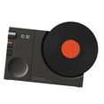 thumbnail image 1 of Altavoz de escritorio Hugo con apariencia de tocadiscos Retro 22x15x5cm Negro, 1 of 10