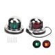 thumbnail image 1 of Luz de navegación para barco de 8 LED, lámpara de señal roja/verde, piezas de yate de acero inoxidable, 1,6 W, 12 V Jadeshay A, 1 of 8