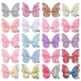 thumbnail image 2 of 40PCS Glitter Butterfly Hair Clips Sparkle Small Cute Hair Barrettes Hair Accessories for Baby Girls Toddler Infant Kid In Pairs, 2 of 8