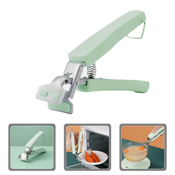 LABSERRON 1Set Stainless Steel Pot Lifter Heat Resistant Tongs for Cooking Enthusiasts Outdoor Cooking
