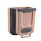 thumbnail image 2 of Cubo de basura colgante para interior, plegable, para puerta de armario café amarillento, 2 of 3