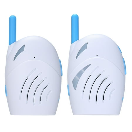 Portable Audio Baby Monitor, 2.4GHz Wireless Digital, Two-Way Audio,Talk Crystal Clear Baby Cry Detector Sensitive Transmission