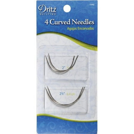 Dritz Quilter's Curved Needles, 4 Piece