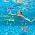 thumbnail image 4 of Mikilon Diving Underwater Swimming Colorful Pool Sink RingTraining Under Water Fun Toy, 4 of 8