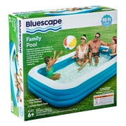 Bluescape 10ft Rectangular Family Inflatable Swimming Pool for Ages 6 and Up