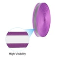 thumbnail image 3 of Uxcell Reflective Tape Strip, 20mm x 50 Yards Reflective Fabric Tape Sew on DIY Webbing, Purple, 3 of 5