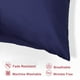 thumbnail image 3 of PiccoCasa 2 Pcs Funda de Almohada de Satén con Cremallera, Saten de Seda No Estándar, Color Marino, 3 of 7
