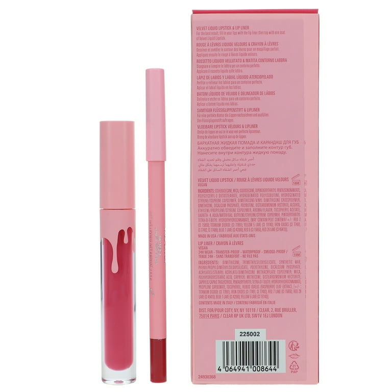 Kylie Cosmetics Velvet Lip Kit Posie K - Walmart.com