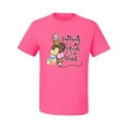 thumbnail image 3 of Teaching is a Work of Heart Pop Culture Men's Graphic T-Shirt, Neon Pink, X-Large, 3 of 5