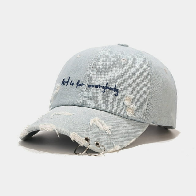 Up To $10 Baseball Caps Blue Unisex Sports Hiking Cycling Sunlight-Proof Adjustable Baseball Cap Hat