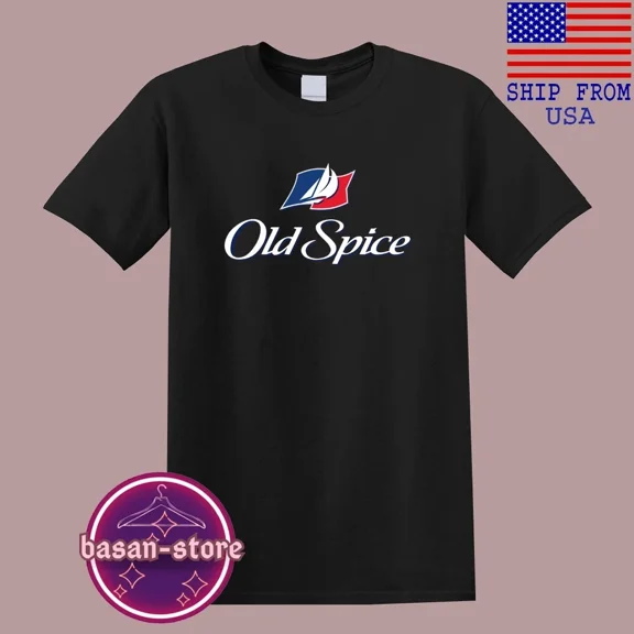 Old Spice Retro 90's Old School Men's Black Navy Blue Size S-5XL