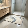 thumbnail image 4 of Gaecuw Linen Bathroom Mat, Non SKID Absorbent Floor Mat, Quick Drying Entrance Rug for Bedroom and Hallway, 23.6x15.7 Inch, D, 4 of 6