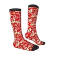 thumbnail image 3 of Balery Lilies Flowers Printed Novelty Socks Men's Women's Crew Socks Sports Socks Knee High Socks Cotton Socks Quirky and Cool Socks, 3 of 9